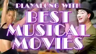 Play along with musical movies. For Broadway fans, The Greatest Showman lovers, and all the triple threats out there!